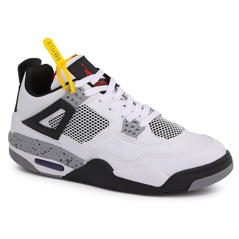 Nike Air Jordan Retro 4 / Branco & Cement