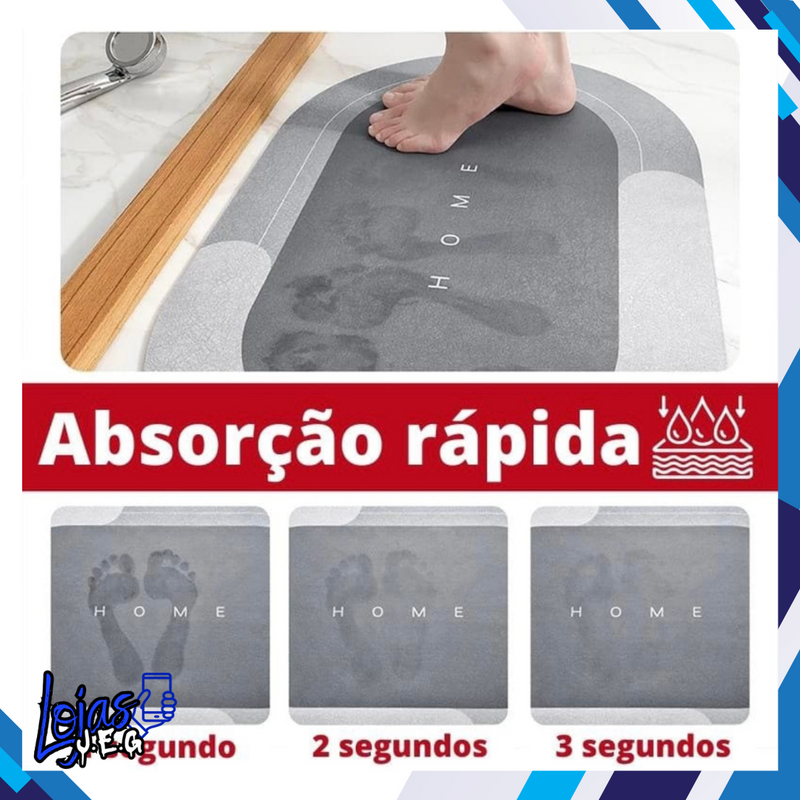 Tapete para Banheiro Antiderrapante Absorvente - Prime Imperio.