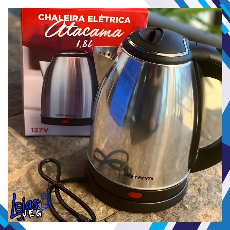 Chaleira Elétrica Unitermi 1,8L  - 110 ou 220 / 1200W