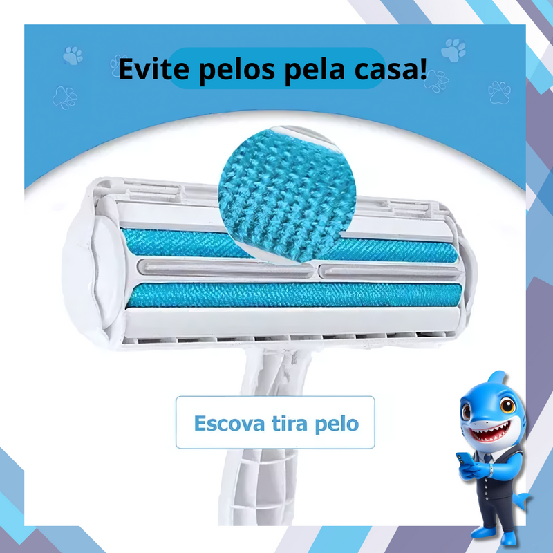 Removedor de Pelos Autolimpante - Deroll™.