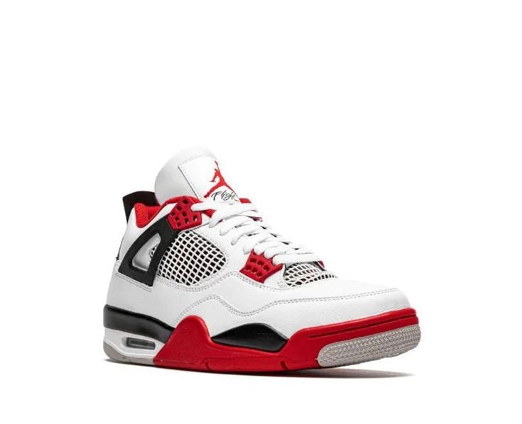 Nike Air Jordan Retro 4 / Branco & Vermelho