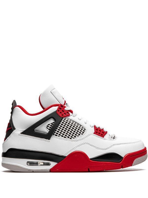 Nike Air Jordan Retro 4 / Branco & Vermelho