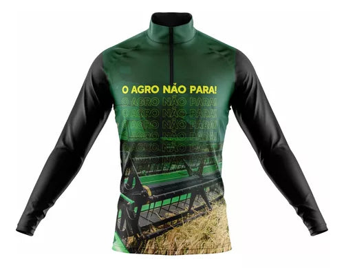 Camisas de Agropecuária Manga Longa com Proteção UV (Compre 2 leve 3)!