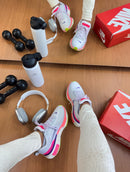Tênis Nike ZoomX Invincible Run 3 - Branco/Rosa