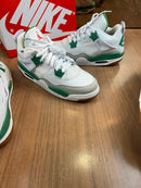 Tênis Nike Air Jordan 4 Retrô - Branco & Verde