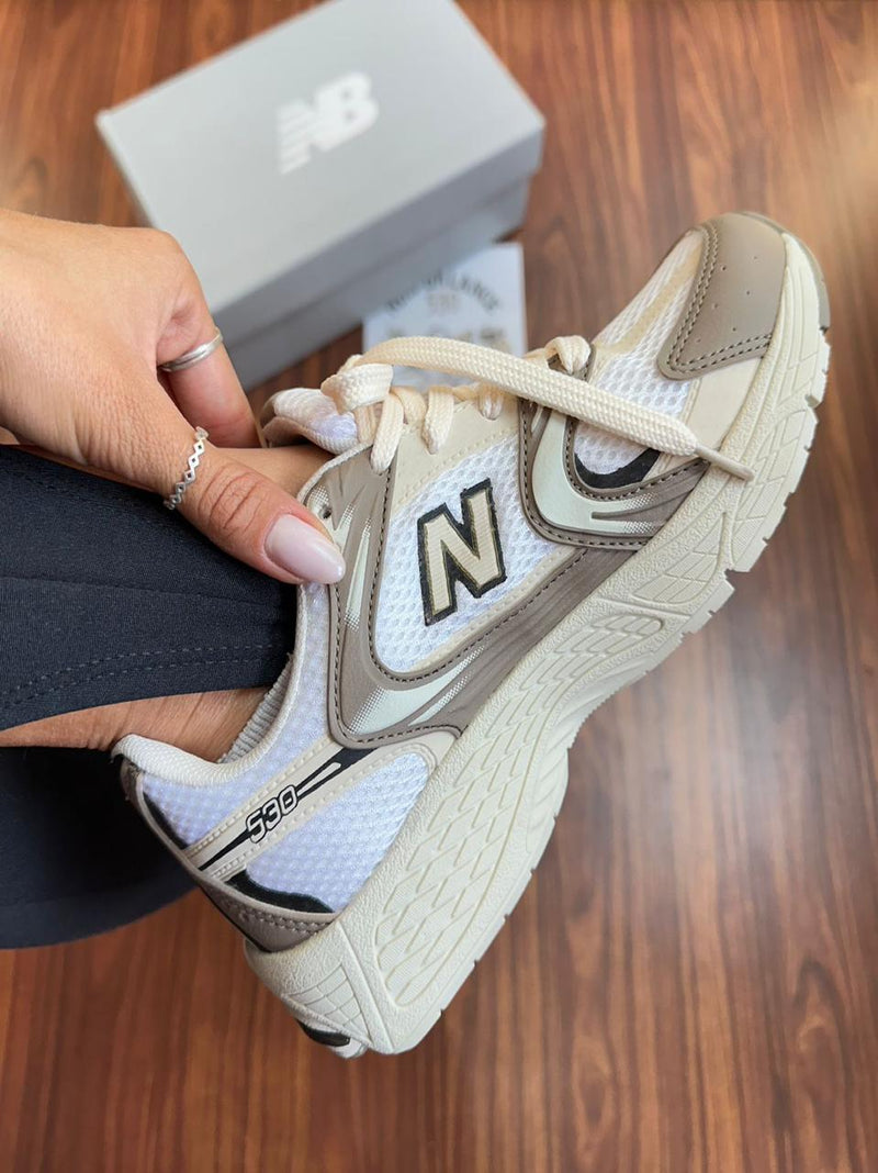 New Balance 530 Turbo - White Brown