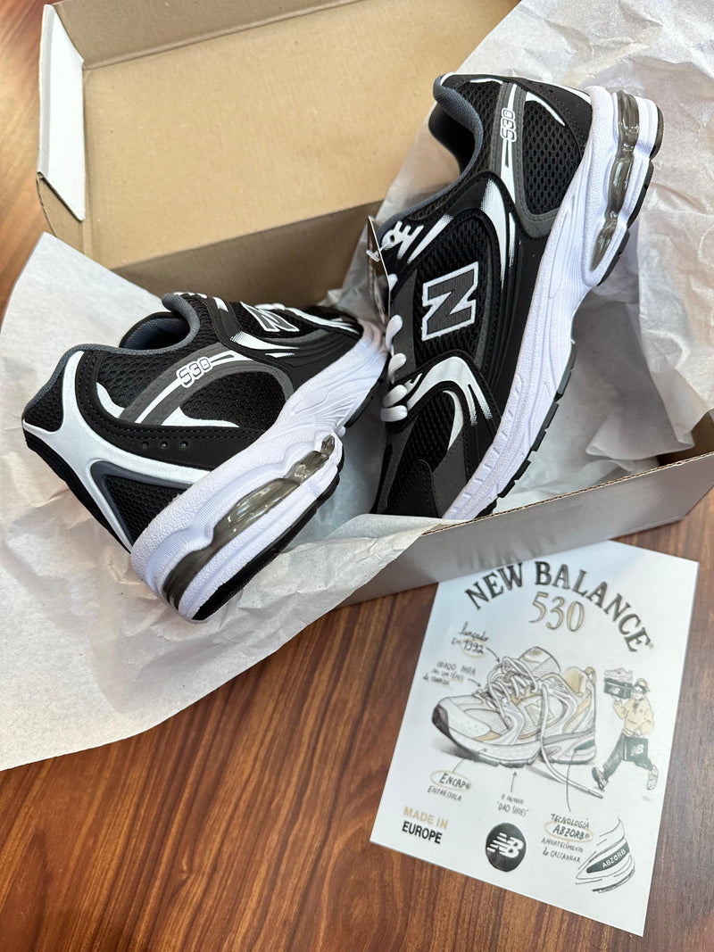 New Balance 530 Turbo - Black Silver