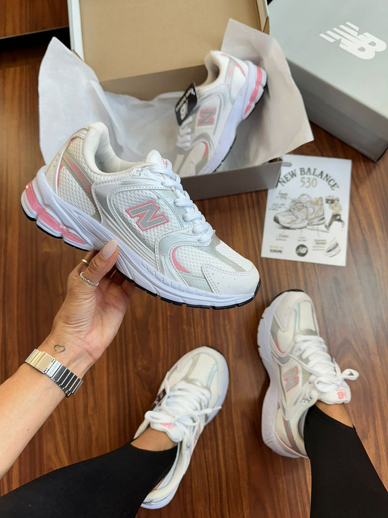 New Balance 530 Turbo - White/Light Pink