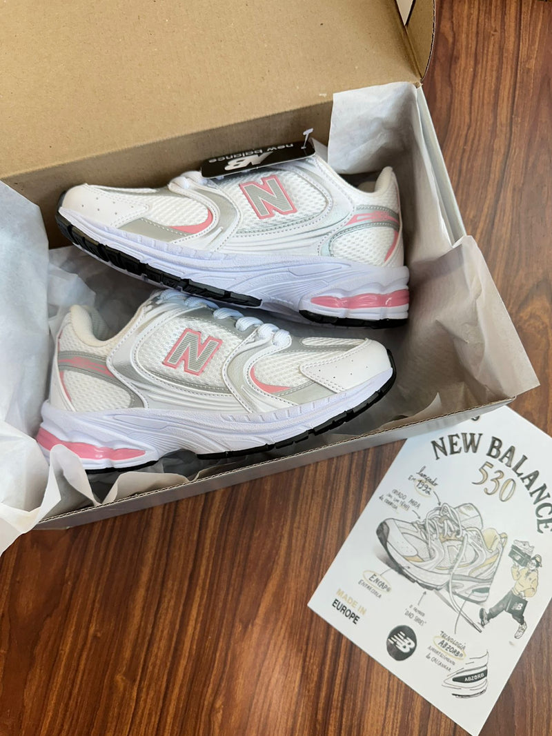 New Balance 530 Turbo - White/Light Pink