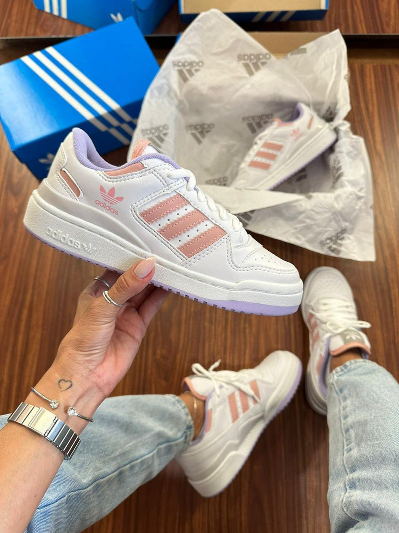 Adidas Forum Low 84 ADV - Branco / Lílas