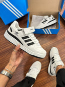 Tênis Adidas Forum Low ADV 84 - Branco e Preto Velcro