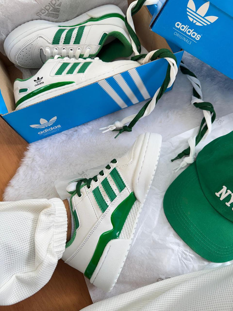 Tênis Adidas Forum Low ADV 84 – Branco e Verde