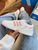 Tênis Adidas Forum Low ADV 84 – Branco e Rosa