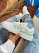 Tênis Adidas Forum Low ADV 84 - Branco e Verde Claro