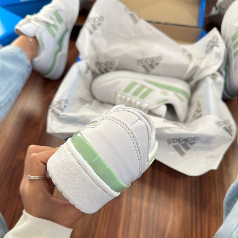 Tênis Adidas Forum Low ADV 84 - Branco e Verde Claro