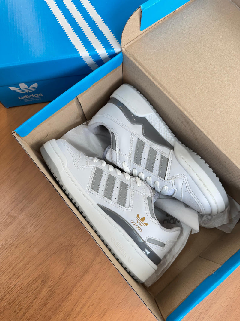 Tênis Adidas Forum Low ADV 84 – Branco e Grafite