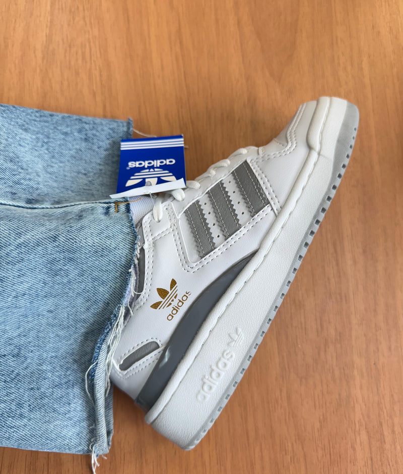 Tênis Adidas Forum Low ADV 84 – Branco e Grafite
