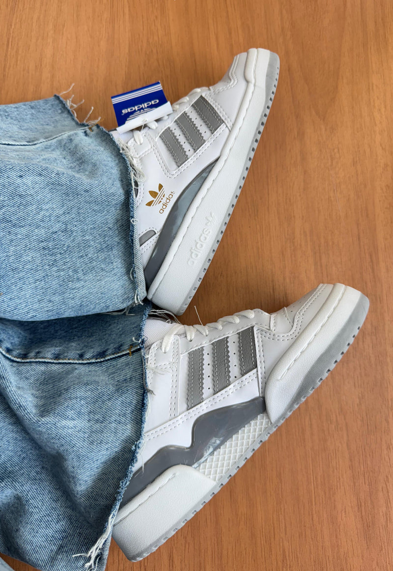 Tênis Adidas Forum Low ADV 84 – Branco e Grafite