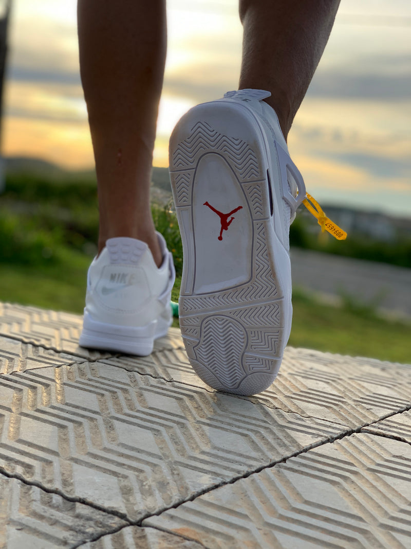 Nike Air Jordan Retro 4 / Branco "Snow White"