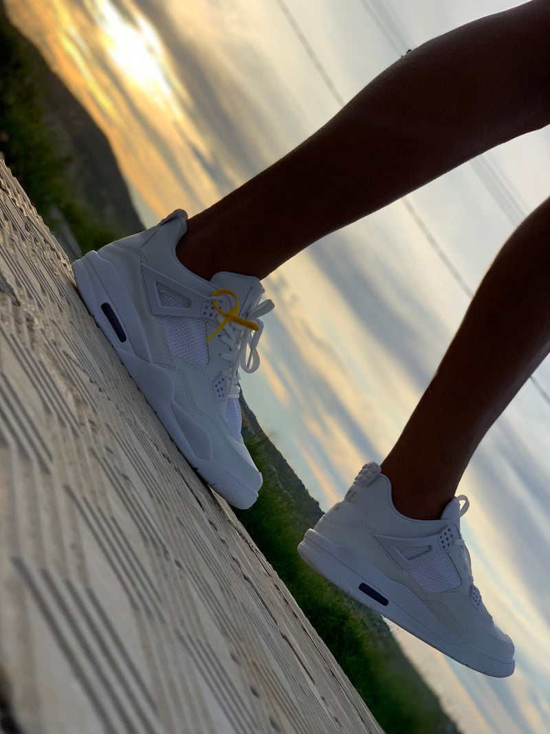 Nike Air Jordan Retro 4 / Branco "Snow White"