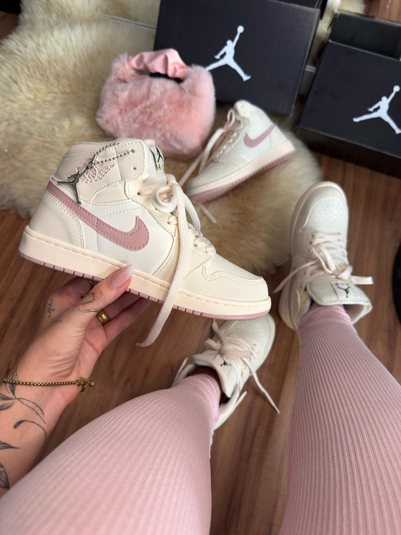 Tênis Nike Air Jordan 1 High - Off Rose