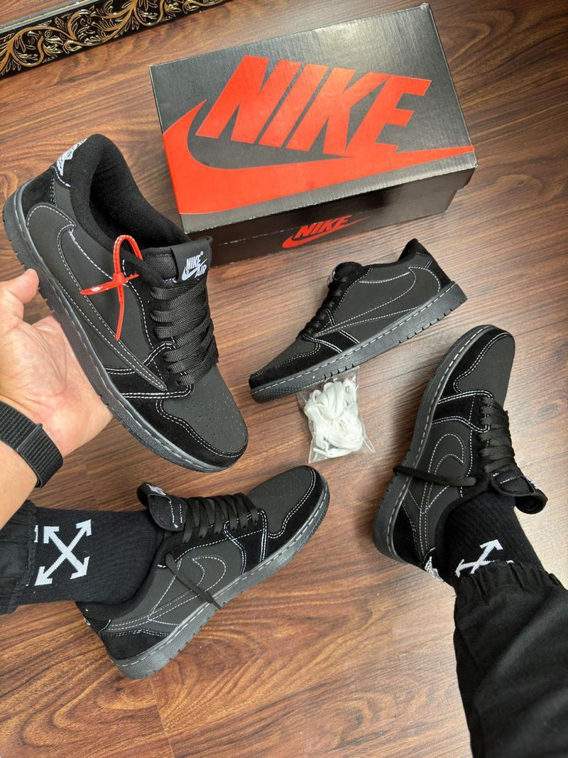 Tênis Nike Air Jordan 1 Low - Travis Scott x BLACK PHANTOM