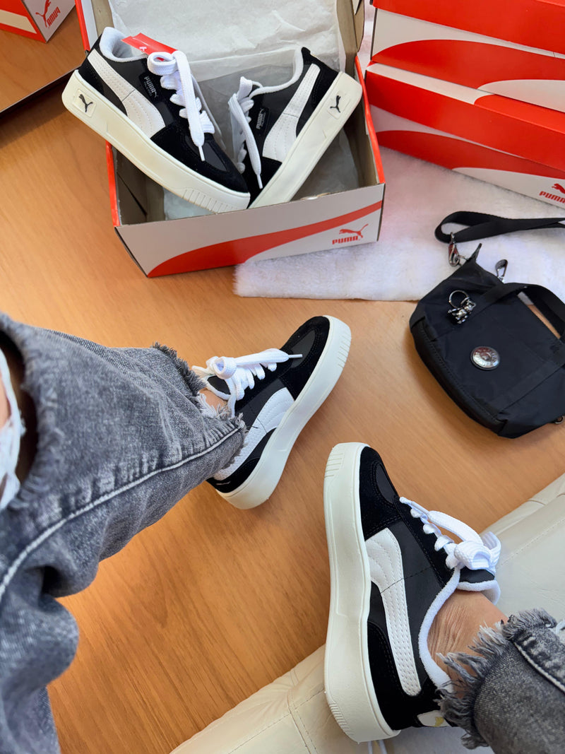 TÊNIS PUMA PALERMO ELEVATA – Preto e Branco