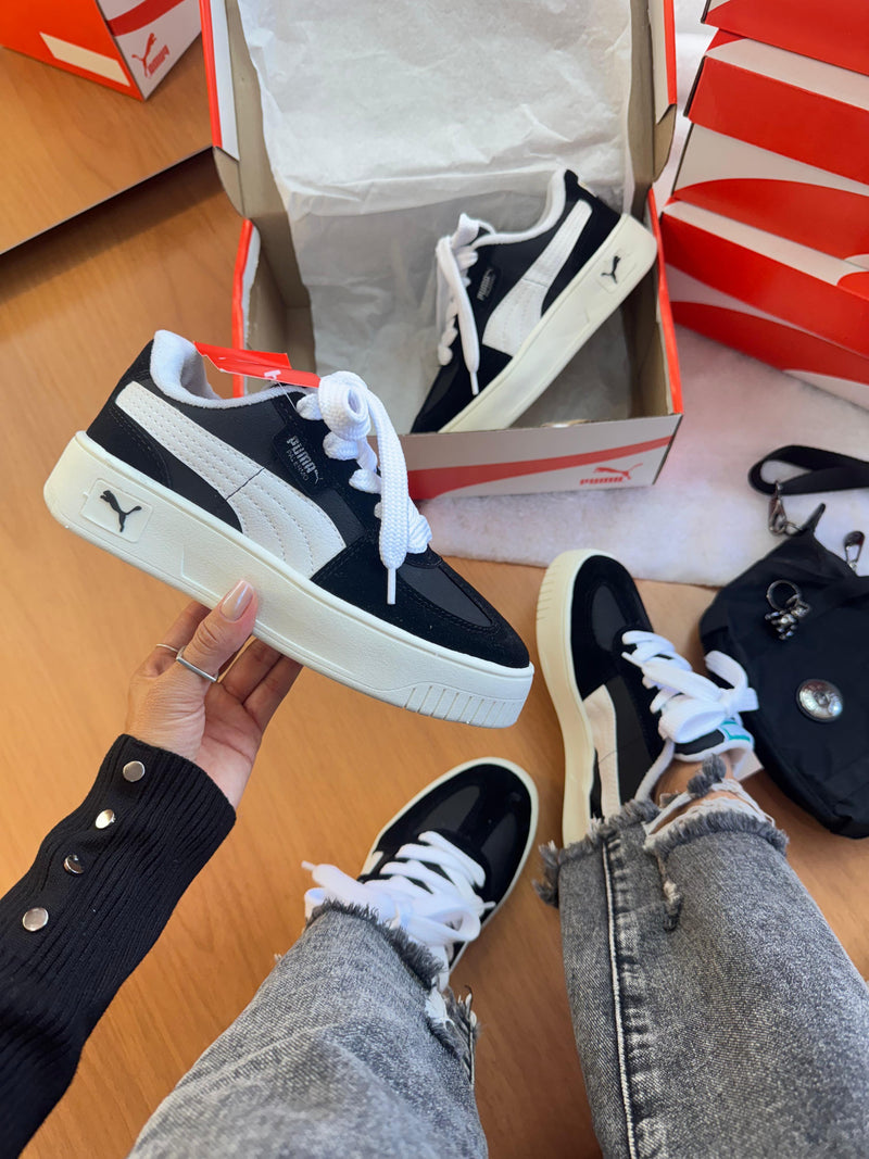 TÊNIS PUMA PALERMO ELEVATA – Preto e Branco