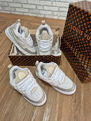 Tênis LV Skate - Branco / Off-bege
