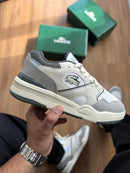 TÊNIS LACOSTE Tenning 1933 - Off / Cinza
