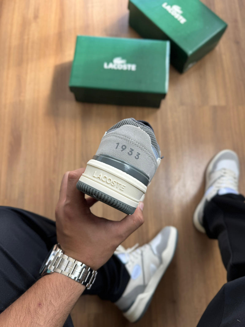 TÊNIS LACOSTE Tenning 1933 - Off / Cinza