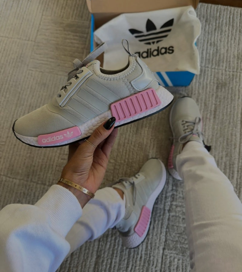 Adidas NMD / Cinza e Rosa Feminino