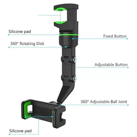 Suporte Automotivo - SafeView 360°