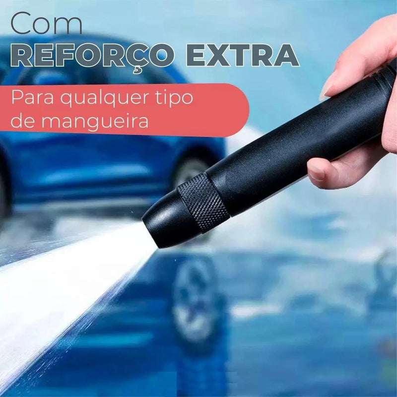 Bico de Alta Pressão e Pulverizador Para Mangueira 3 em 1 - PowerJet.