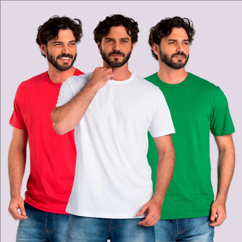 Camiseta Básica Algodão - Estilo Urbano Dia e Noite