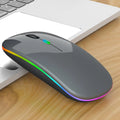 Mouse Sem Fio Recarregável - RGB / DPI Ajustável.