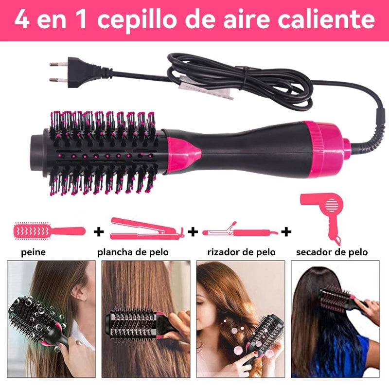 Escova Secadora 3 em 1 Hair Styler® - Secador, Alisador e Cacheador!