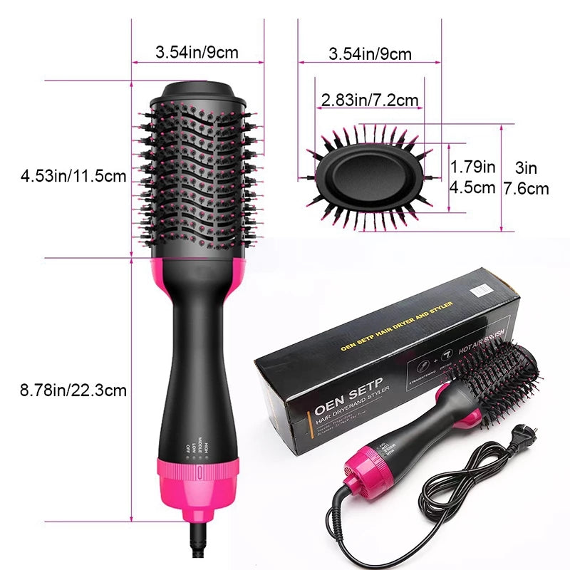 Escova Secadora 3 em 1 Hair Styler® - Secador, Alisador e Cacheador!