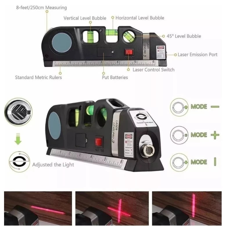 Nível a Laser - Precision Okkil: Sua Ferramenta Essencial na Construção!