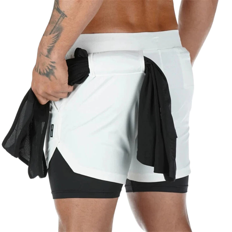 SHORTS DE COMPRESSÃO 2 EM 1 DRYFIT - COMPRE 2 LEVE 3!