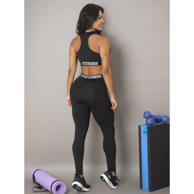 Conjunto Top e Calça Legging - CR SPORTS