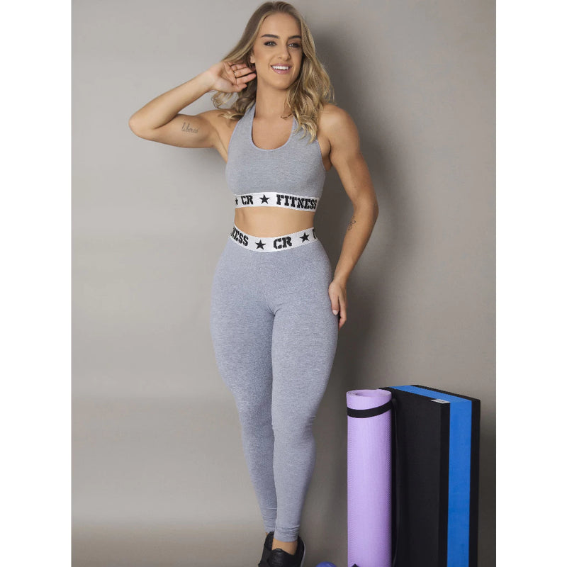 Conjunto Top e Calça Legging - CR SPORTS