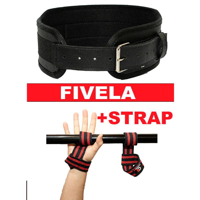 KIT CINTO FIVELA + STRAP CARBONFIT - SUPERE SEUS LIMITES COM CONFORTO E SEGURANÇA!