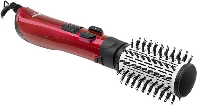 Escova Rotativa Spin Brush 1100W - Seque, modele e hidrate seu cabelo com facilidade.