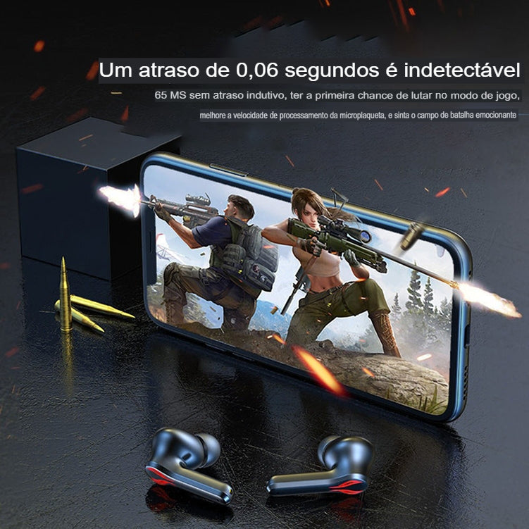 Fone de Ouvido Bluetooth Gamer - H'maston RS-30 / Experiência de Jogo Imersiva e sem Precedentes!