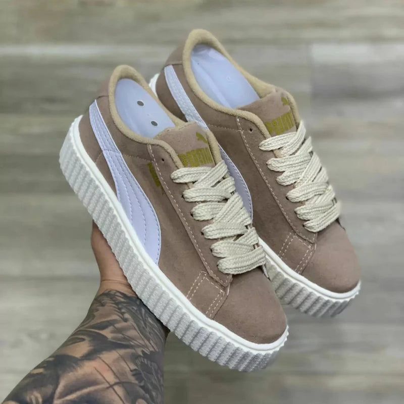 Tênis Puma Suede Classic - Caqui