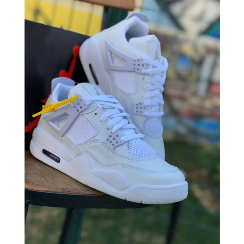 Nike Air Jordan Retro 4 / Branco "Snow White"