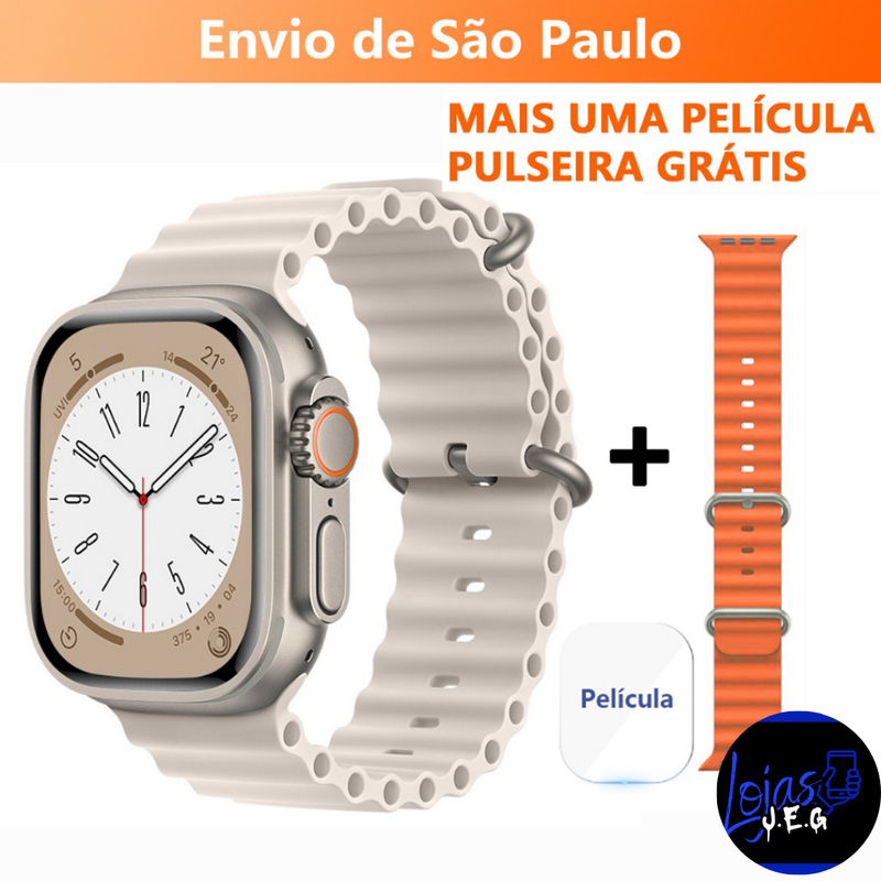 Smartwatch Ultra 8 T800 Ultra: O Melhor e Mais Inteligente Relógio Smartwatch!