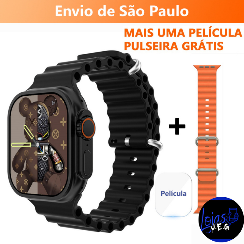 Smartwatch Ultra 8 T800 Ultra: O Melhor e Mais Inteligente Relógio Smartwatch!