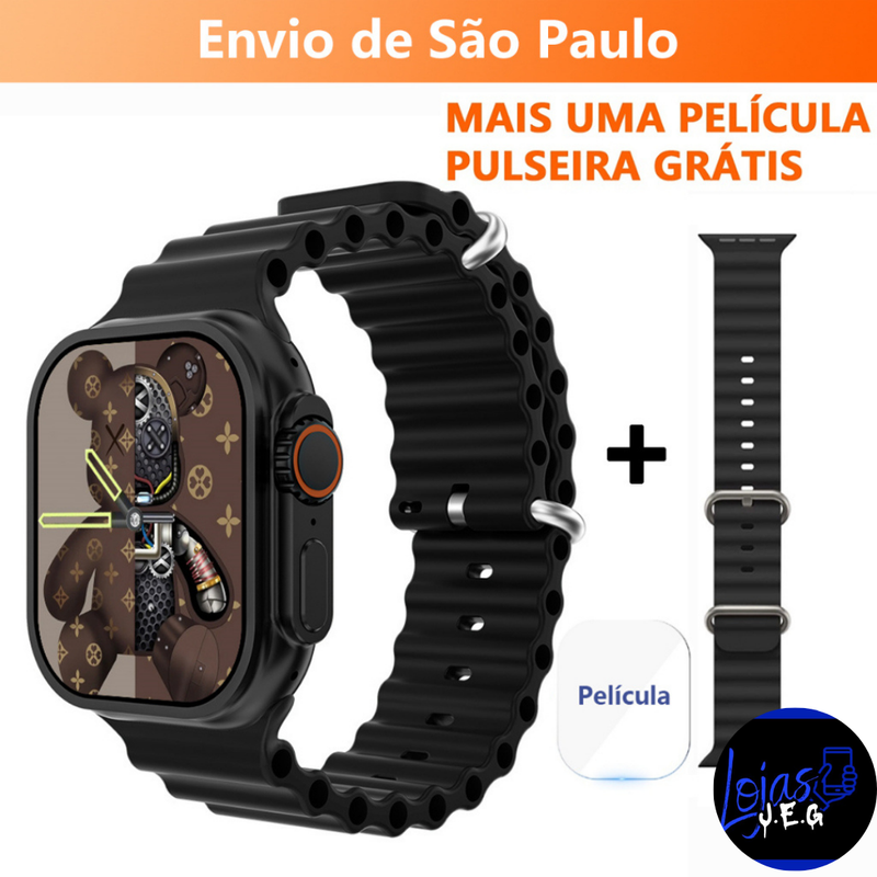 Smartwatch Ultra 8 T800 Ultra: O Melhor e Mais Inteligente Relógio Smartwatch!